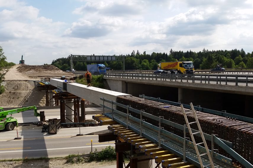 Ingenieurbau Brueckenbau Armierungsarbeiten Baustahlverlegung Baustahlarmierung Betonstahlarmierung